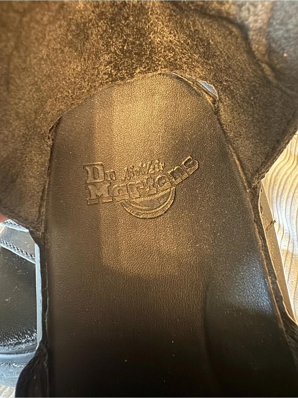 Dr. Martens Clarissa Black Leather Platform Strappy Sandals NIB